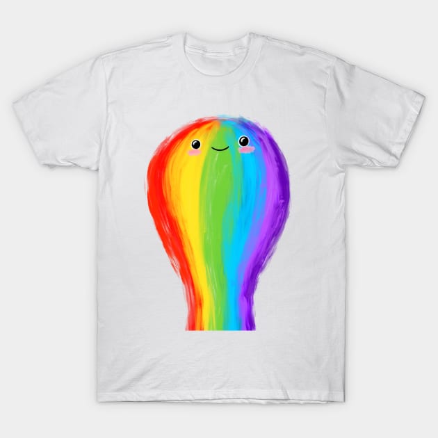 Rainbow Face T-Shirt by Sophie Corrigan